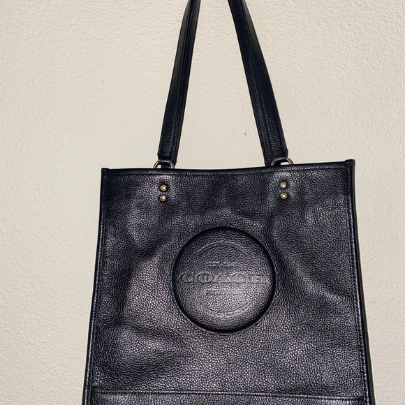 Black leather Coach bag - Picture 4 of 9